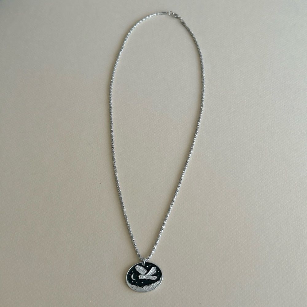 Owl Pendant Necklace #1976 - Picture 2 of 6